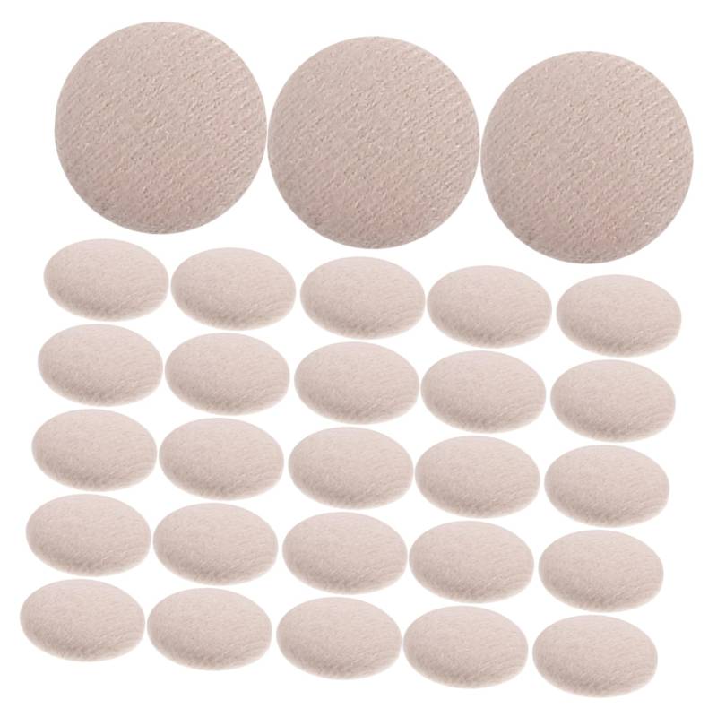 Angoily 30 Stück Deckenreparaturschnalle Knopf Befestigungsknöpfe für den Autodachstoff Retainer Innere Clips Halteknöpfe für den Autodachhimmel Werkzeug für dachreparaturen Flanell Beige von Angoily