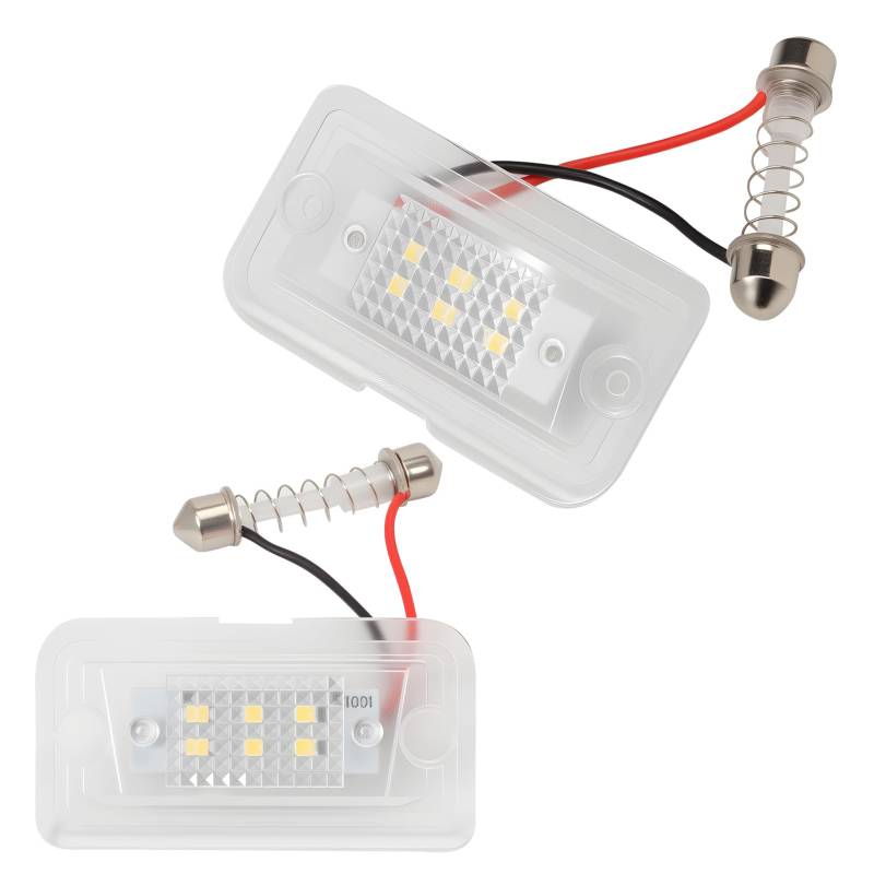 Anlseiod 2x 6000 K 12V Kennzeichenbeleuchtung für Benz C W203 CLK W209 A209 C209 SL R230 kennzeichenleuchte Heckschildbeleuchtung A2308200166 A2308200256 kennzeichen beleuchtung von Anlseiod