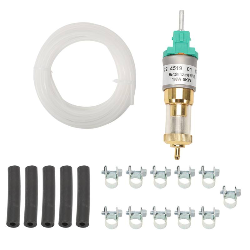 Anlseiod Auto Lufterhitzer Dieselpumpe 22ml, Ultra Leise 12V Dieselheizung Pumpe Set Fit 1KW-5KW Luftheizung Diesel von Anlseiod