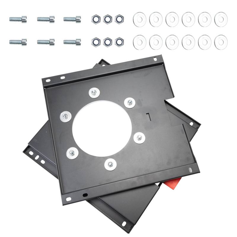 Anlseiod Kompatibel mit Ducato Jumper Boxe passend ab 2006 Fahrer oder Beifahrerseite 360° Drehbar Drehkonsole 59698, für Movano ab 2022 Wohnmobil Caravan Swivel Console von Anlseiod