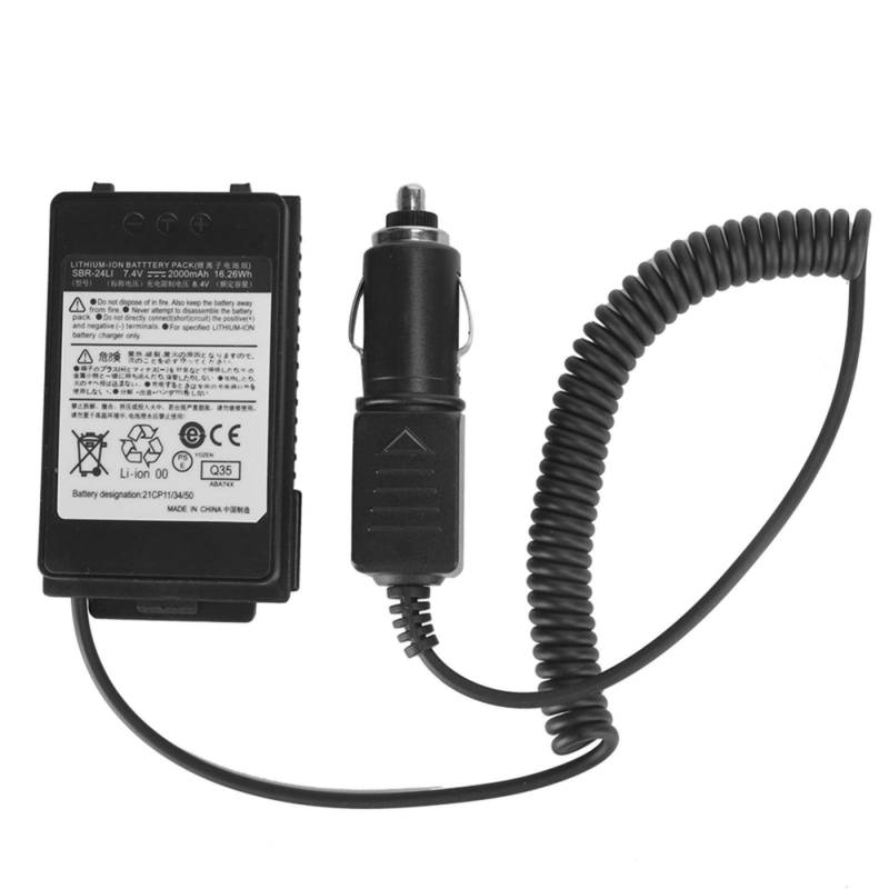 Annadue FT70DR Car Borrower, Fahrzeugmontierte Power Battery Canceller, 2000mAh Pufferbatterie, für FT-70DR FT-70D FT-70DS Funkgerät von Annadue