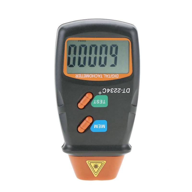 Digitaler Drehzahlmesser Mini RPM Tester Meter Berührungsloses Rotationsfoto 3 Packungen Reflektierendes Klebeband Revisionsanleitung von Annadue