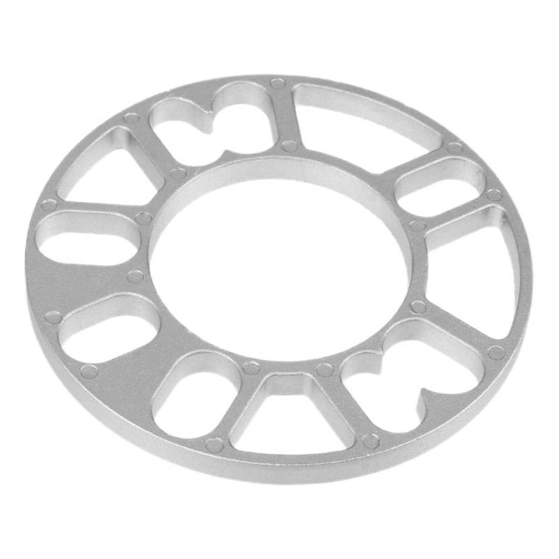 Anneome Radnabendichtung für EIN Auto WAHR Nabenzentrische Spurverbreiterungen Distanzstücke für LKW LKW-Spurverbreiterung Nabenabstandshalter Aluminiumlegierung Silver von Anneome