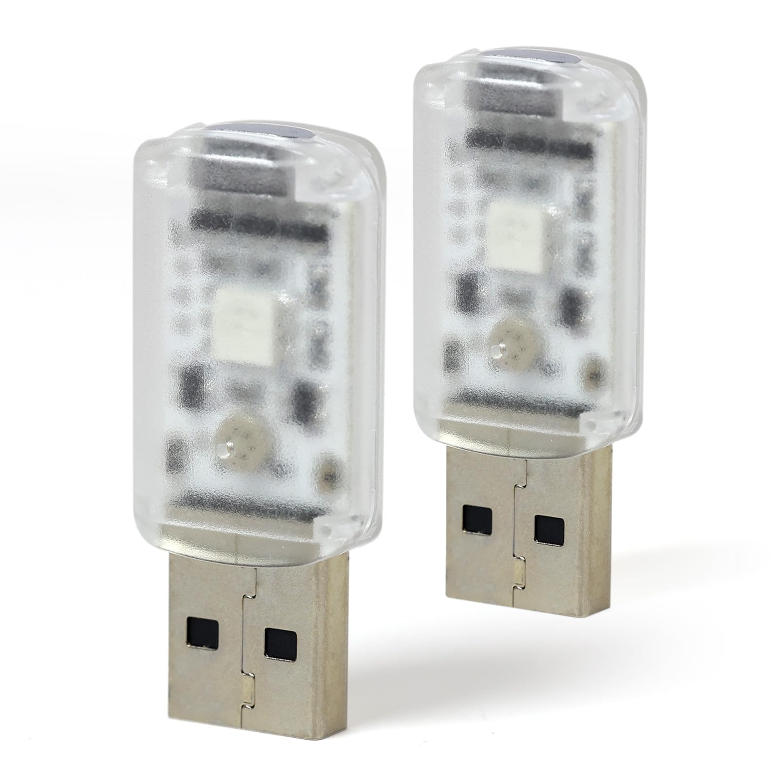 2 Stück Mini USB LED Licht Auto Innenbeleuchtung, 7 Farben RGB LED Ambientebeleuchtung mit Musik Sync, Berührungssensor dimmbar, kompatibel mit Auto Laptop PC Powerbank, Plug and Play 2 Stück Mini USB LED Licht Auto Innenbeleuchtung, 7 Farben RGB LED Ambientebeleuchtung mit Musik Sync, Berührungssensor dimmbar, kompatibel mit Auto Laptop PC Powerbank, Plug and Play von Anrbb