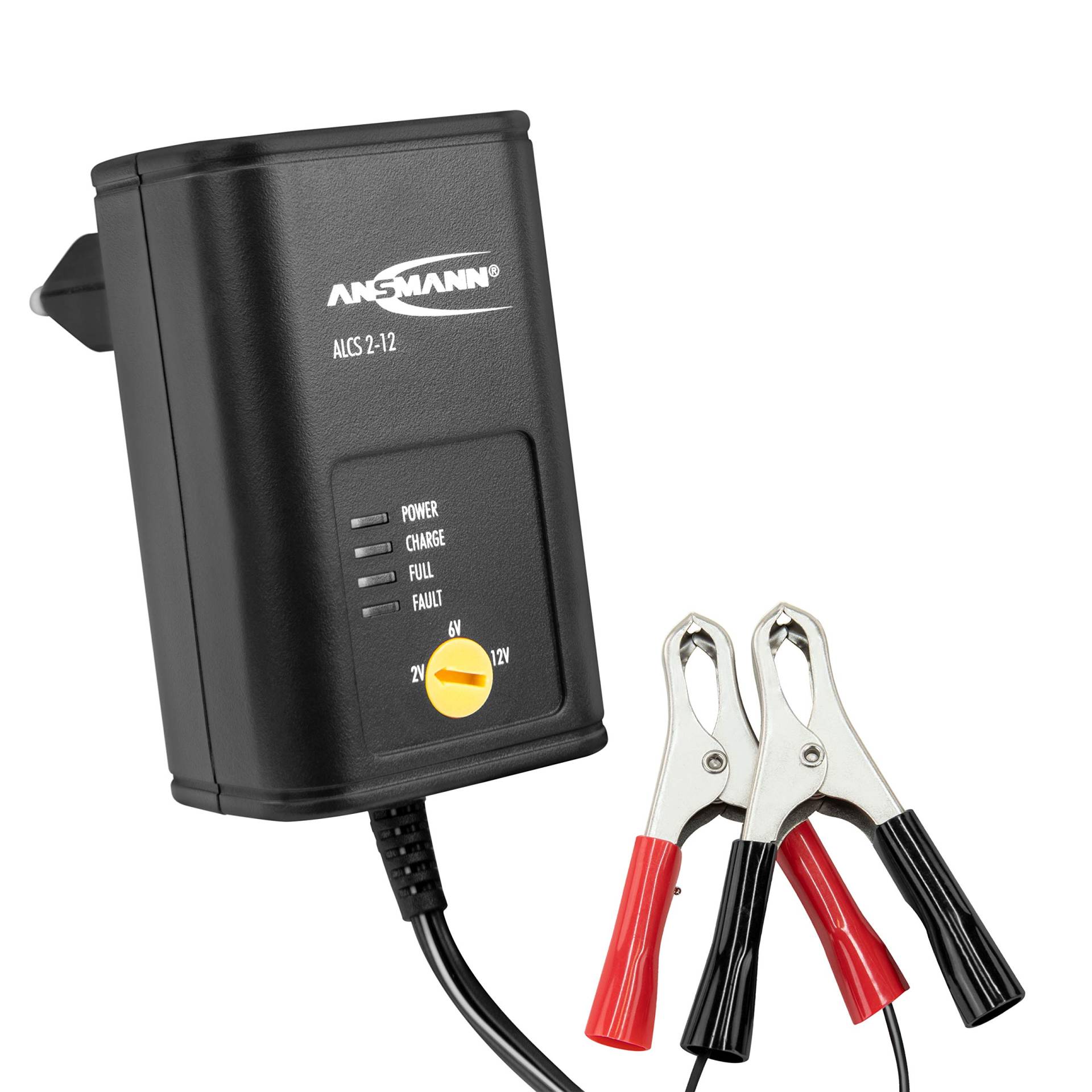 ANSMANN Batterie Ladegerät 2V/6V/12V mit Erhaltungsladung zum Einlagern von Blei Akkus (Gel, Wet, MF, VRLA, AGM) für Oldtimer, Motorrad, Roller, Rasenmäher, Boote usw. von Ansmann