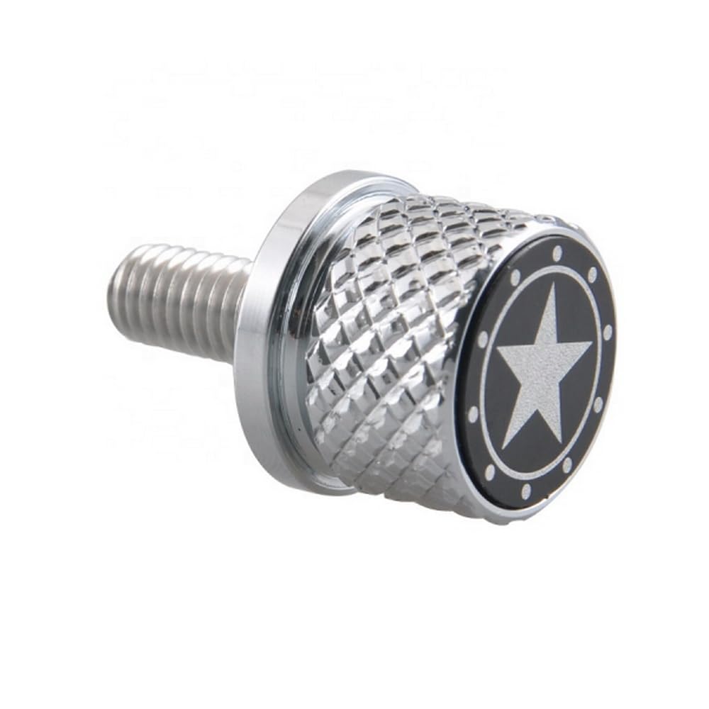 Sitzbank Schraube für Indian Scout Universal 8 mm Chrome Pentagram Muster Sitzbank Schraube für Indian Scout Universal 8 mm Chrome Pentagram Muster von Antip-Tools