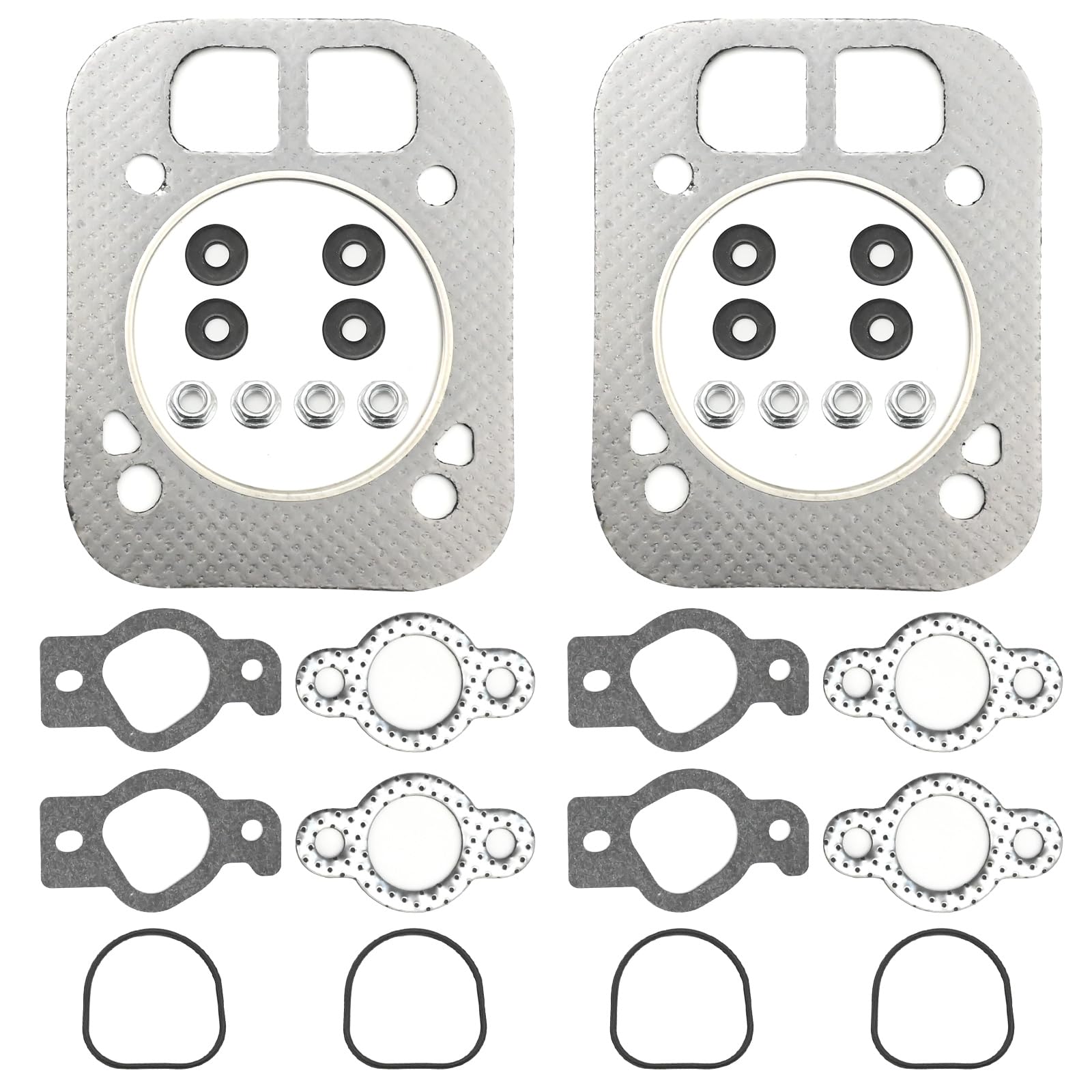 Anxingo Zylinderkopfdichtungssatz für Kohler 24-841-04S, 24 841 03S, 24 041 37-S, 24 041 16, 24 041 32 Kohler CH25 CH730 CH740 CV25 Motorkopfdichtungssatz (2 Stück) von Anxingo