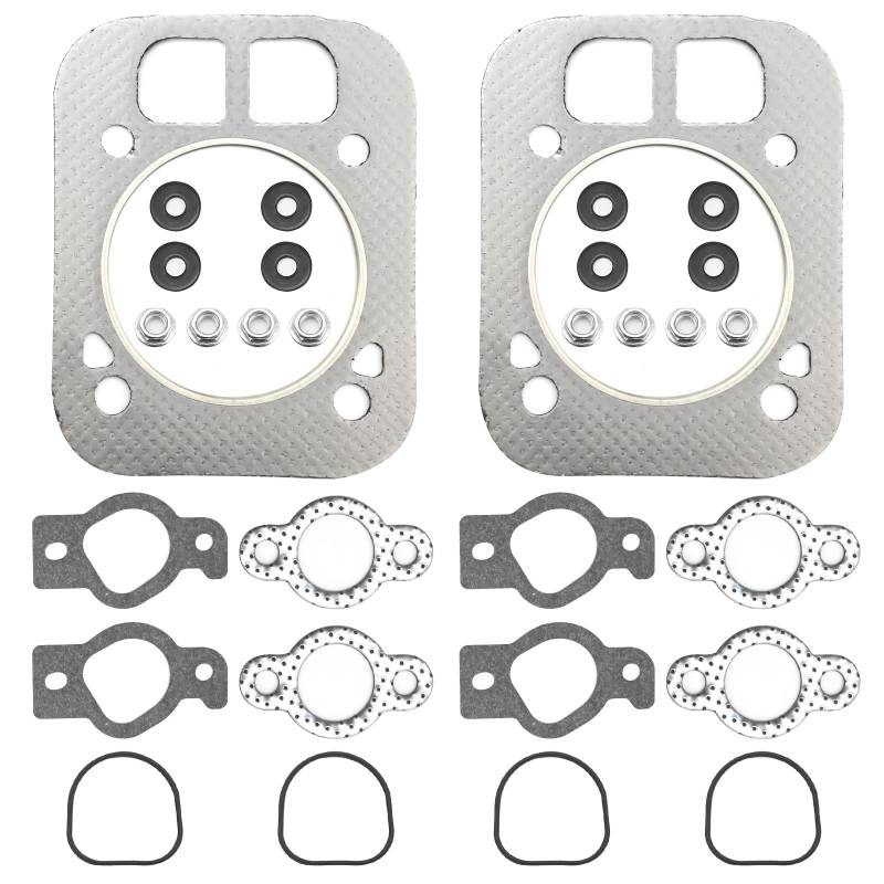 Anxingo Zylinderkopfdichtungssatz für Kohler 24-841-04S, 24 841 03S, 24 041 37-S, 24 041 16, 24 041 32 Kohler CH25 CH730 CH740 CV25 Motorkopfdichtungssatz (2 Stück) von Anxingo