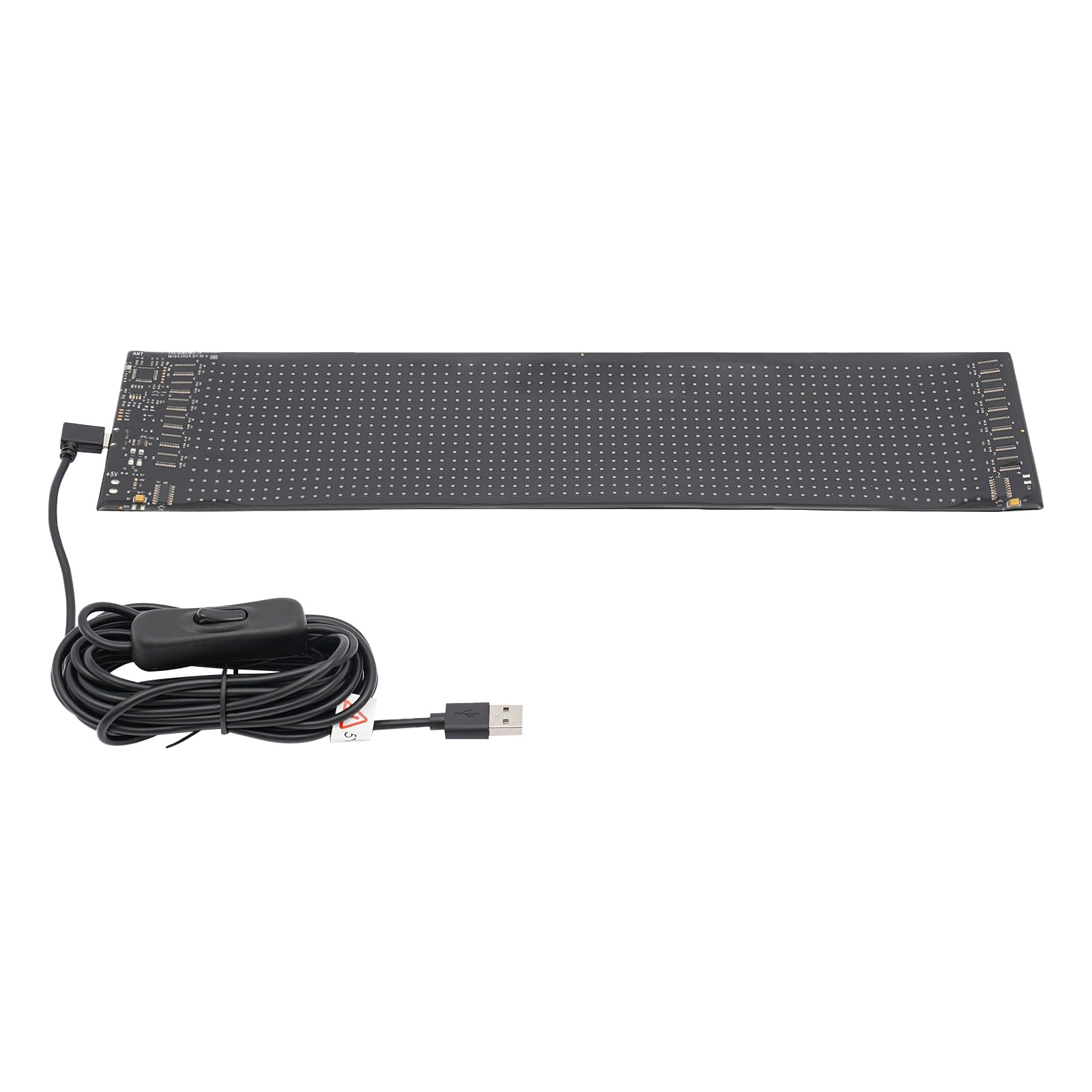 LED Anzeigetafel Personalisiert Leuchtschild für Auto mit Bluetooth App Steuerung Programmierbar Elektronisch Power für Heckscheibe und Innenausstattung 37x9cm 5V USB LED Anzeigetafel Personalisiert Leuchtschild für Auto mit Bluetooth App Steuerung Programmierbar Elektronisch Power für Heckscheibe und Innenausstattung 37x9cm 5V USB von Aohuada