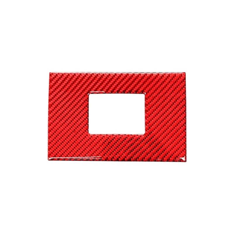 Auto Innenraum Zubehör Autozubehör Kohlefaser Innenraum Hauptkabine Aufbewahrungsbox Verkleidung Abdeckung Dekoraufkleber Für 3er-Serie E90 2005 2006 2007–2010 2011 2012 Auto Interieur Panel Trim(Red) von Aokvoh