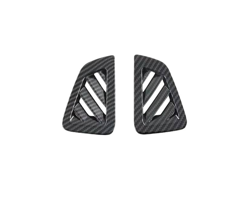 Auto Innenraum Zubehör Autozubehör Kohlefaser-Stil Air Vent Outlet-Abdeckung Armaturenbrett-Trim Lünette Rahmen Zierleiste Für Isuzu Für D-Max RG 2019 2020 2021 2022 Auto Interieur Panel Trim(A) von Aokvoh
