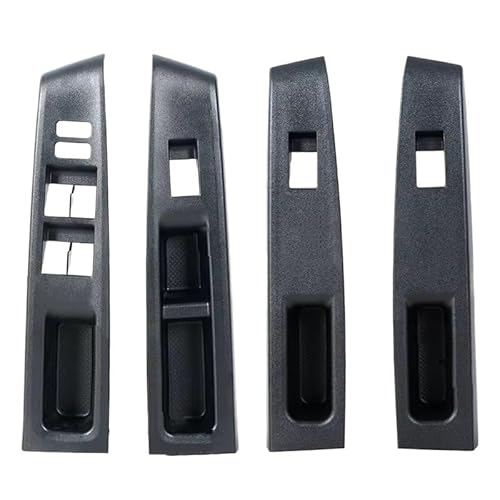 Auto Innenraum Zubehör Fensterheber Steuerschalter Schutz Abdeckungs Panel Rahmen RHD Für Toyota Für Vitz 2010 2011 2012 2013 2014 7423152630 7423252570 Auto Interieur Panel Trim(One Set 4PCS) von Aokvoh