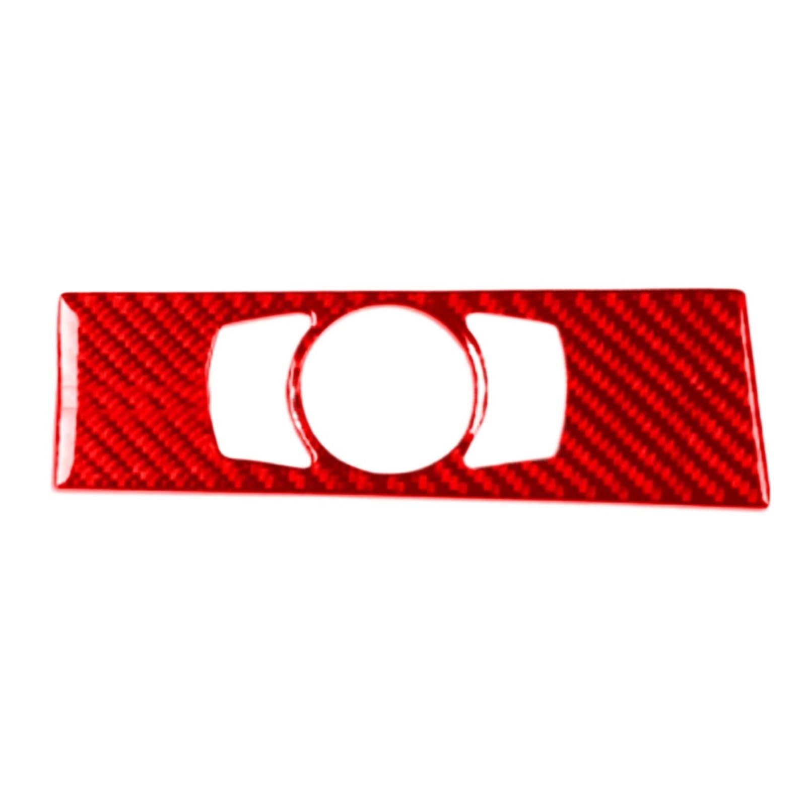 Auto Innenraum Zubehör Für 5 Series E60 2004 2005 2006 2007 Scheinwerfer Schalter Panel Abdeckung Trim Aufkleber Real Carbon Fiber Auto Innen Zubehör Auto Interieur Panel Trim(B Red) von Aokvoh