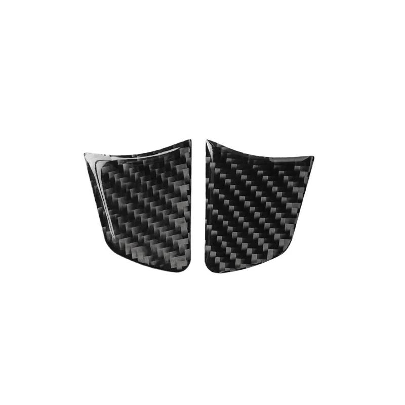 Auto Innenraum Zubehör Für A6 C7 A6L 2013 2014 2015 2016 Auto Lenkrad Trim Carbon Faser Aufkleber Abdeckung Dekoration Auto Innen Accesorios para EL Coche 2 Stück Auto Interieur Panel Trim von Aokvoh