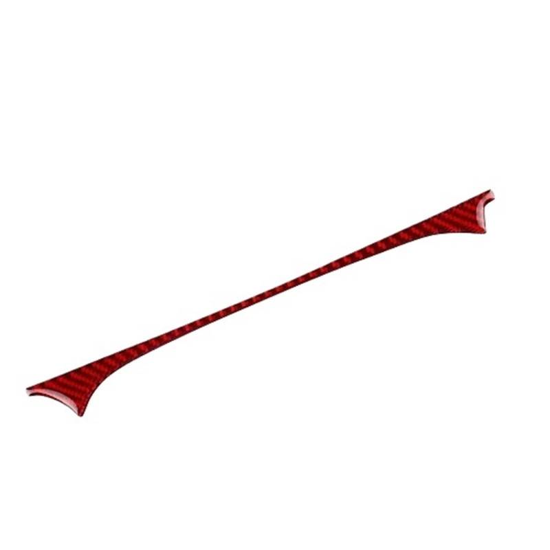 Auto Innenraum Zubehör Für Accord 2013 2014 2015 2016 2017 Echt Weichen Carbon LHD Auto Dashboard Streifen Innen Aufkleber Aufkleber Trim Zubehör Auto Interieur Panel Trim(Red Carbon) von Aokvoh