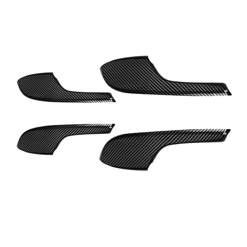 Auto Innenraum Zubehör Für Civic 10th 2016 2017 2018 2019 2020 ABS Carbon Faser Auto Innen Tür Armlehne Schutz Abdeckung Mit Hand Dekoration Änderung Auto Interieur Panel Trim von Aokvoh