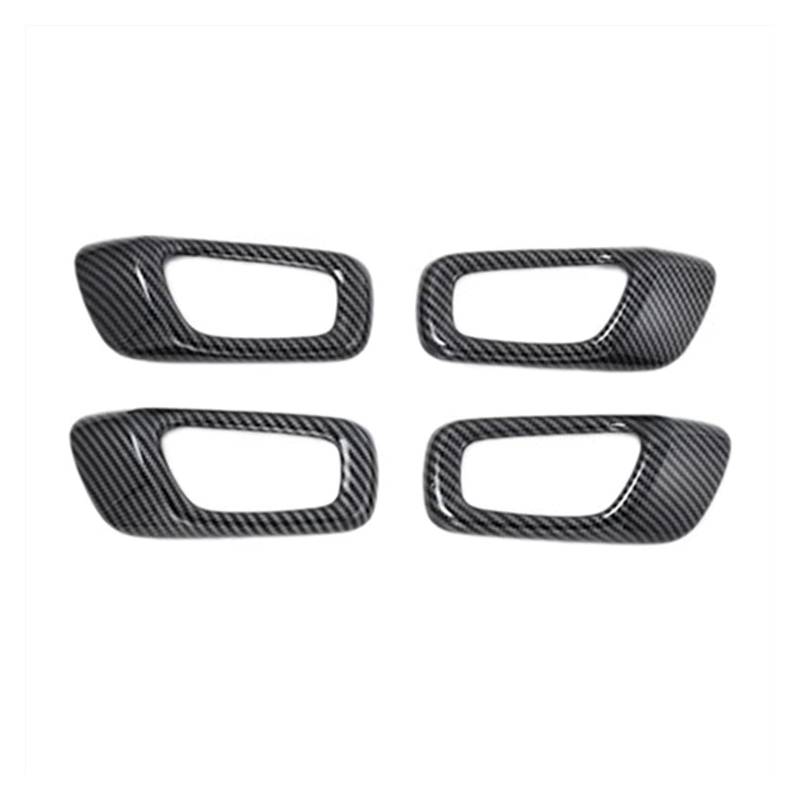 Auto Innenraum Zubehör Für Civic 11Th Generation 2021 2022 Auto Innen Carbon Faser Auto Innen Türgriff Trim Pull Greifen Panel Griff Abdeckung Auto Interieur Panel Trim von Aokvoh