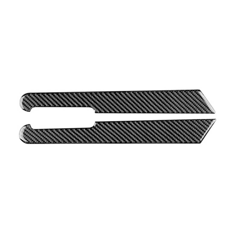 Auto Innenraum Zubehör Für Fiat Für Panda 2003 2004 2005 2006 2007 2008 2009 2010 2011 Echte Weiche Carbon Faser Aufkleber LHD RHD Vorne Hinten Tür Griff Panel Auto Interieur Panel Trim(Rear Door Blac von Aokvoh