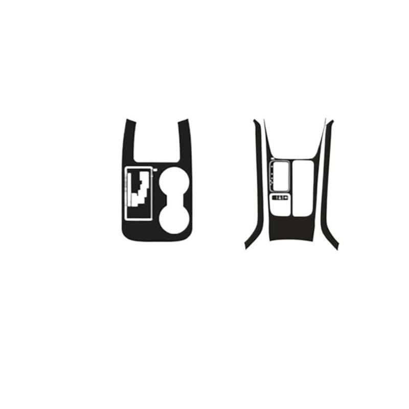 Auto Innenraum Zubehör Für Kia Für Sorento 2009 2010 2011 2012 2013 2014 Auto Getriebe Panel Aufkleber Carbon Faser Schwarz Auto Innen Aufkleber Getriebe Box Schutz Film Auto Interieur Panel Trim(3D C von Aokvoh