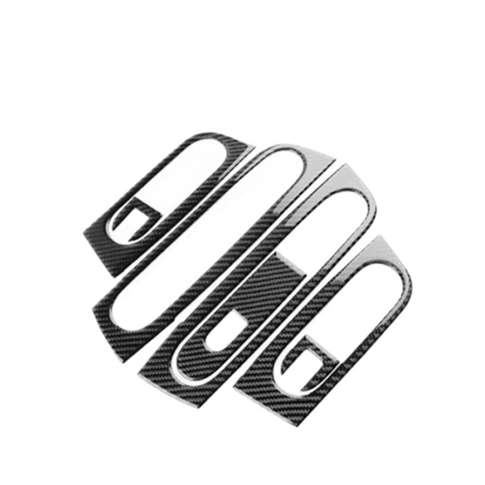 Auto Innenraum Zubehör Für Mini Für Countryman U25 2024 2025 Auto Tür Fensterheber Schalter Rahmen Innen Weiche Carbon Faser Applique Aufkleber Panel Schmücken LHD RHD Auto Interieur Panel Trim(Black Auto Innenraum Zubehör Für Mini Für Countryman U25 2024 2025 Auto Tür Fensterheber Schalter Rahmen Innen Weiche Carbon Faser Applique Aufkleber Panel Schmücken LHD RHD Auto Interieur Panel Trim(Black von Aokvoh