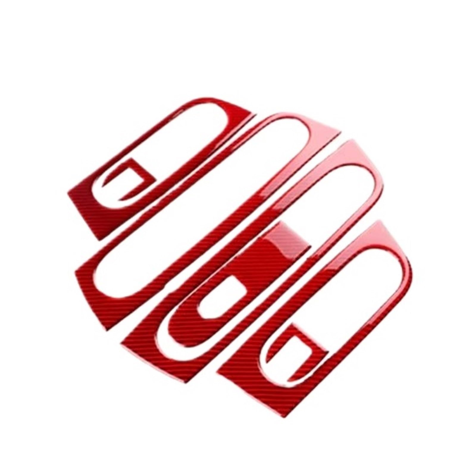 Auto Innenraum Zubehör Für Mini Für Countryman U25 2024 2025 Auto Tür Fensterheber Schalter Rahmen Innen Weiche Carbon Faser Applique Aufkleber Panel Schmücken LHD RHD Auto Interieur Panel Trim(RED B) Auto Innenraum Zubehör Für Mini Für Countryman U25 2024 2025 Auto Tür Fensterheber Schalter Rahmen Innen Weiche Carbon Faser Applique Aufkleber Panel Schmücken LHD RHD Auto Interieur Panel Trim(RED B) von Aokvoh