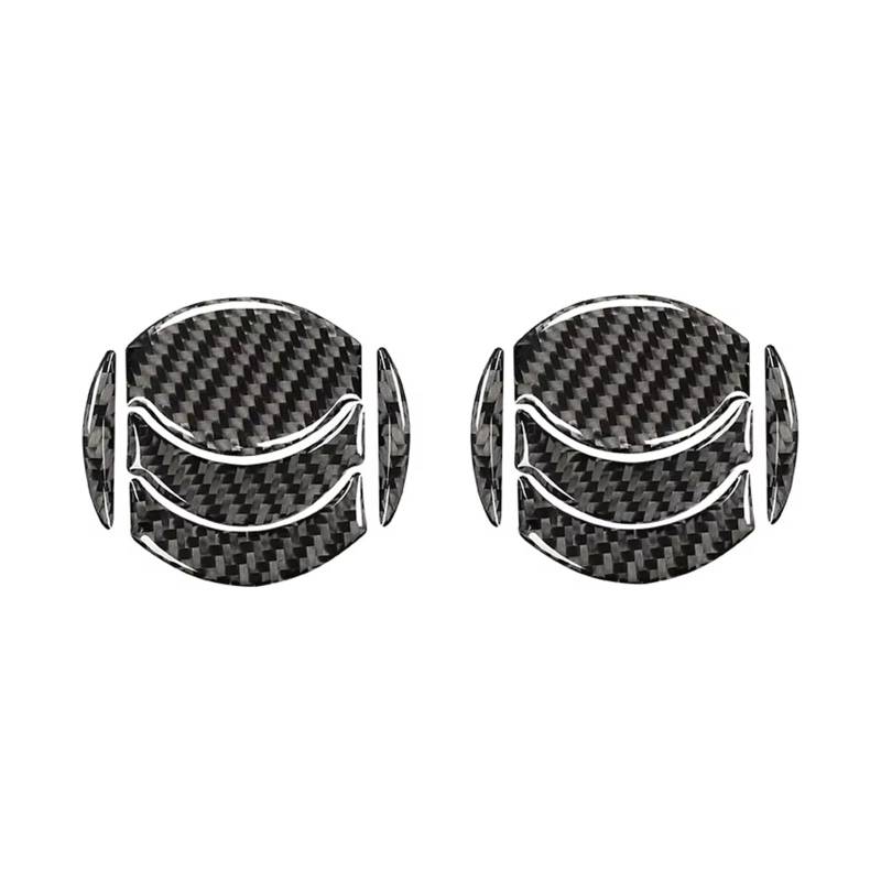 Auto Innenraum Zubehör Für Nissan 350Z 2003 2004-2007 2008 2009 Carbon Fiber Roadster Instrument Panel Links Rechts Luftauslass Rahmen Dekoration Aufkleber Auto Zubehör Auto Interieur Panel Trim(Black von Aokvoh