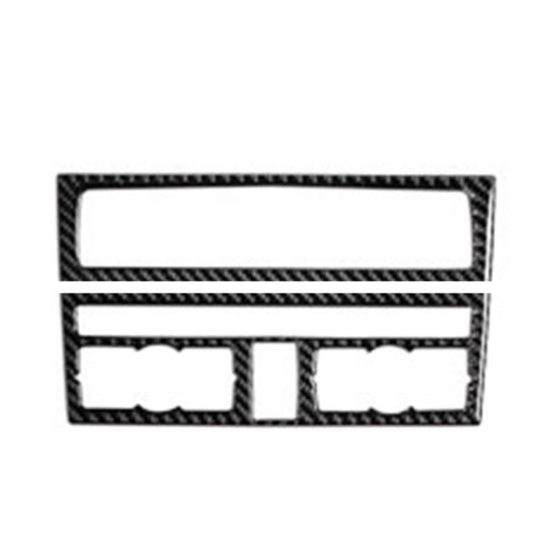 Auto Innenraum Zubehör Für Q7 2008 2009 2010 2011-2013 2014 2015 Auto CD Panel Center Konsole Trim Aufkleber Carbon Faser Innen Tür Armlehne Taste Rahmen Auto Zubehör Auto Interieur Panel Trim(Console von Aokvoh