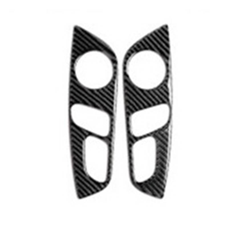 Auto Innenraum Zubehör Für Q7 2008 2009 2010 2011-2013 2014 2015 Auto CD Panel Center Konsole Trim Aufkleber Carbon Faser Innen Tür Armlehne Taste Rahmen Auto Zubehör Auto Interieur Panel Trim(Seat bu von Aokvoh