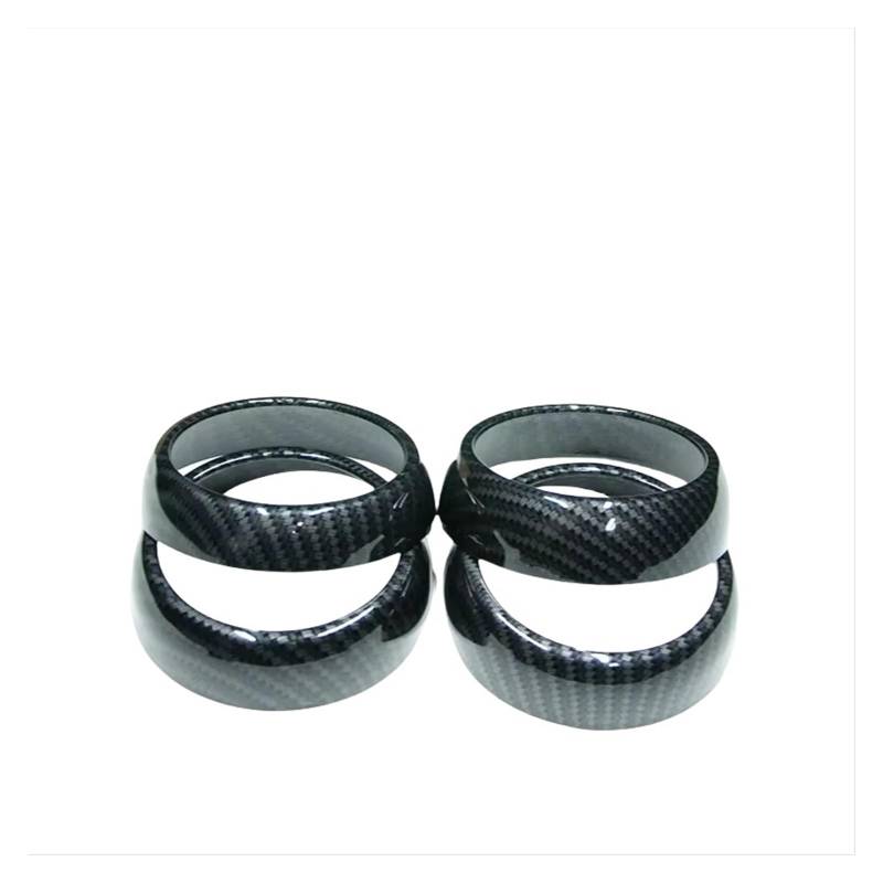 Auto Innenraum Zubehör Für Smart 453 Für Fortwo Für Forfour Dashboard Air Outlet Dekoration Abdeckung Schutzhülle Auto Aufkleber Innen Zubehör Auto Interieur Panel Trim(Carbon Style B) von Aokvoh