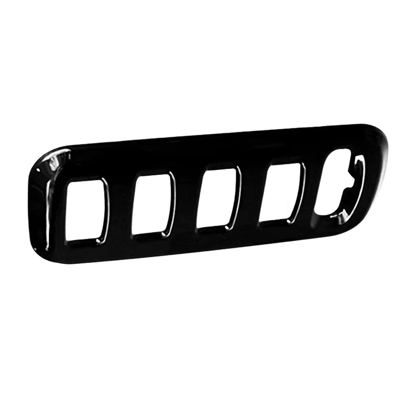 Auto Innenraum Zubehör Für Smart 453 Für Fortwo Für Forfour Scheinwerfer Einstellen Schalter Panel Dekoration Abdeckung Auto Aufkleber Innen Zubehör Auto Interieur Panel Trim(Black) von Aokvoh