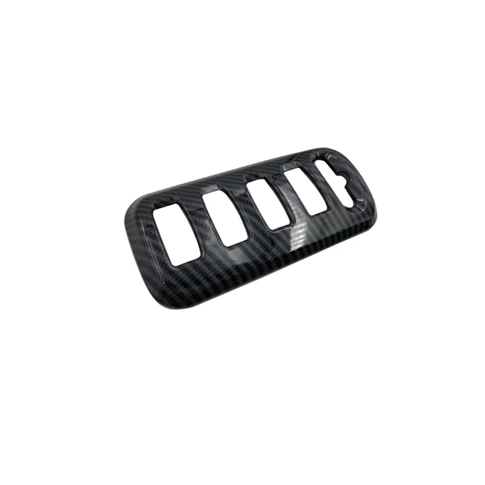 Auto Innenraum Zubehör Für Smart 453 Für Fortwo Für Forfour Scheinwerfer Einstellen Schalter Panel Dekoration Abdeckung Auto Aufkleber Innen Zubehör Auto Interieur Panel Trim(Carbon Style) von Aokvoh