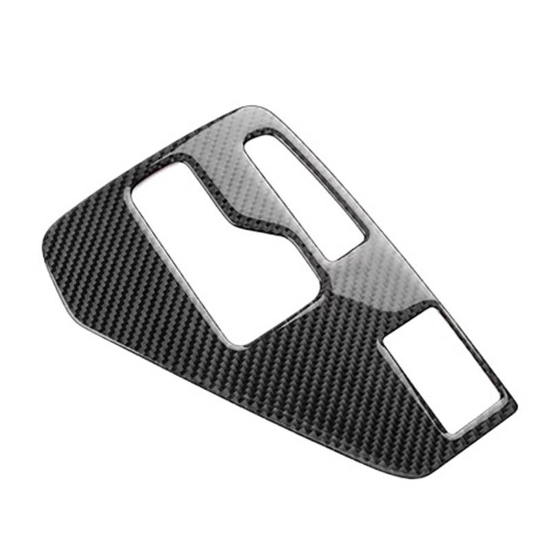 Auto Innenraum Zubehör Für Subaru Für Crosstrek Für Impreza 2024 2025 Für USDM Basisversion Echte Weiche Carbon Faser Aufkleber LHD RHD Auto Getriebe Shift Panel Innen Auto Interieur Panel Trim(RHD Bl von Aokvoh