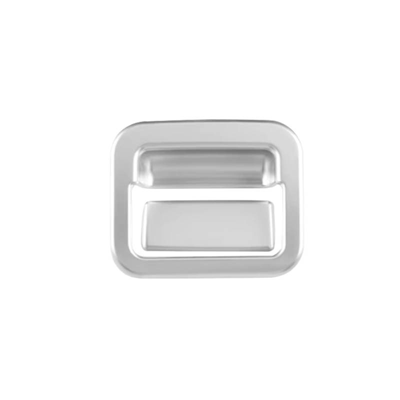 Auto Innenraum Zubehör Für Toyota Für RAV4 XA50 2019 2020 2021 2022 2023 2024 Für RAV 4 ABS Auto Handschuh Box Co-Pilot Griff Rahmen Trim Abdeckung Aufkleber Zubehör Auto Interieur Panel Trim(Silver) von Aokvoh