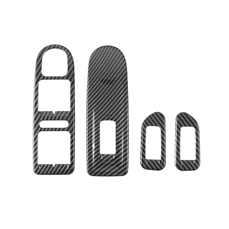 Auto Innenraum Zubehör Für VW Für Golf 6 MK6 2009 2010 2011 2012 2013 ABS Carbon Faser Gedruckt Auto Styling Fenster Lift Control Tür Griff Panel Abdeckung Trim Auto Interieur Panel Trim von Aokvoh