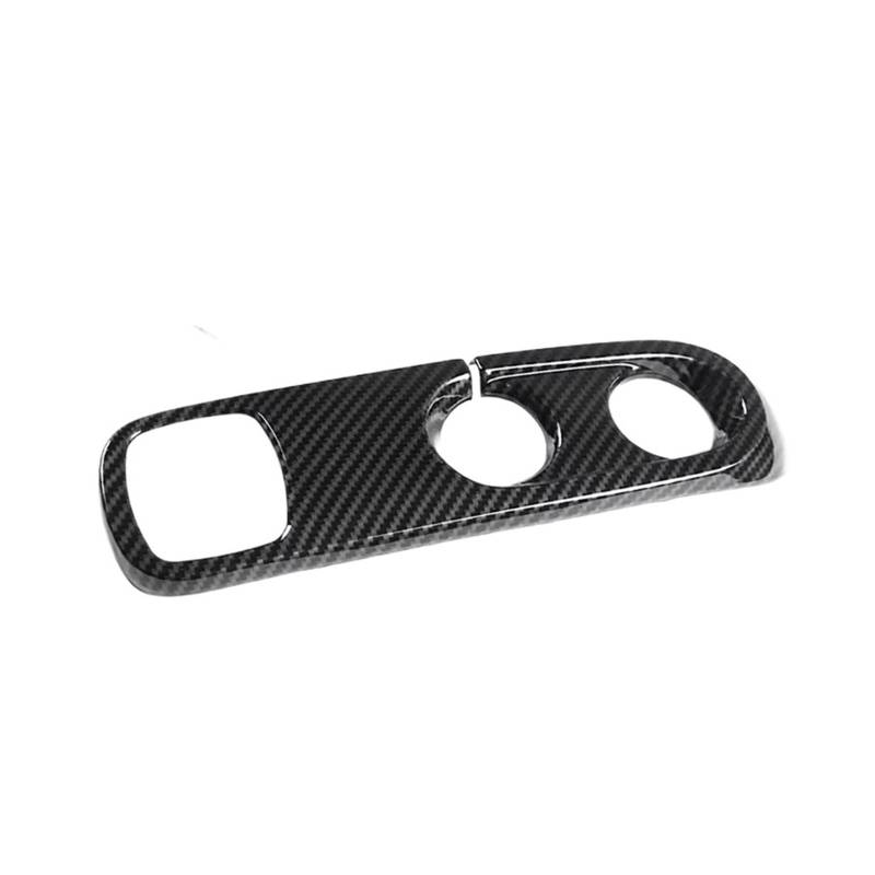 Auto Innenraum Zubehör Kohlefaser-Auto-Innen-/Außentürgriff-Mittelkonsolen-Trim-Abdeckung Für Benz Für Smart 451 2009 2010 2011 2012 2013 2014 2015 (2 Türen) Auto Interieur Panel Trim(Center Console) von Aokvoh