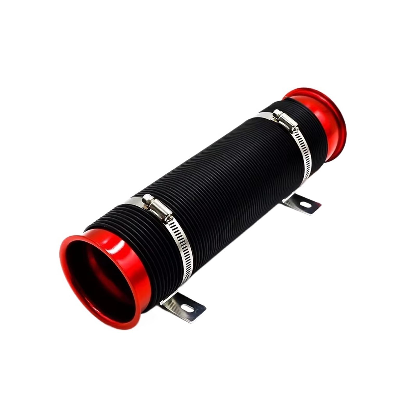 Luftansaugschlauch Erweiterbares Kaltlufteinlass-Set BX100458, Auto-Modifikationszubehör Teleskoprohr Lüftungsrohr Ansaugluftrohr 76 Mm Auto Ansaugschlauch(Red) von Aokvoh