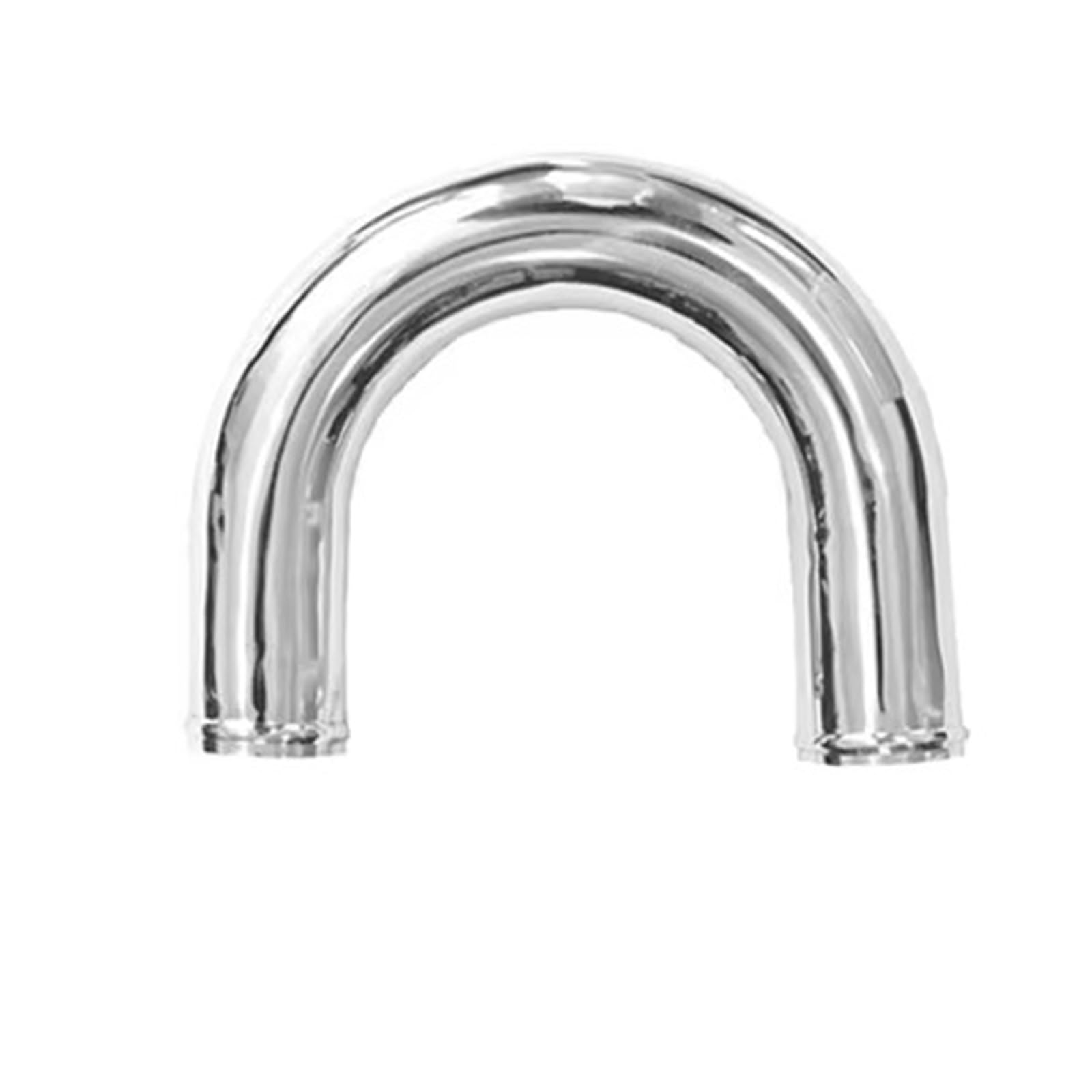 Luftansaugschlauch LS Typ Aluminiumrohr Universal 76mm 3,5 Zoll Kaltluftansaugrohr Für Rennwagen Turbo High Flow 0/45/90/180 Grad Auto Ansaugschlauch(63mm 180) von Aokvoh