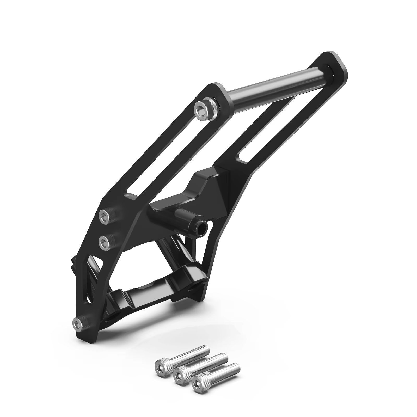 Motorrad Halterung GPS Einstellbare 12 MM Bar Navigation GPS Halterung 12 MM GPS Halter Bar Clamp Für Ducati 2022-2023 2024 Für DesertX Für Wüste X GPS Navigationshalterung(GPS Mount) von Aokvoh