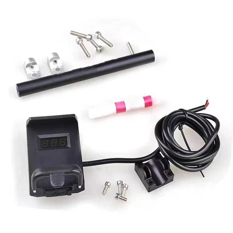 Motorrad Halterung GPS FÜR 650MT 650 MT MT650 MT650 Motorrad Stoßfest Mit Spannung Handy Halter USB GPS Navigation Halterung GPS Navigationshalterung(1set) von Aokvoh