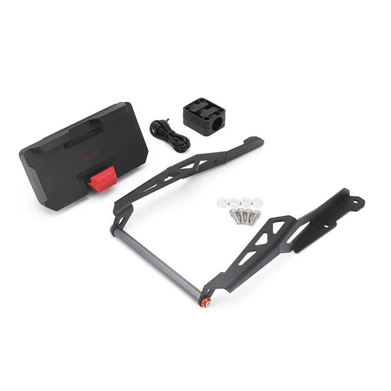 Motorrad Halterung GPS Für CFMOTO 800 MT 800mt 800 Mt 800MT 2023 Motorrad Zubehör Telefon Halter Unterstützung GPS Navigation Halterung 12/22mm GPS Navigationshalterung(Set - 12MM) von Aokvoh