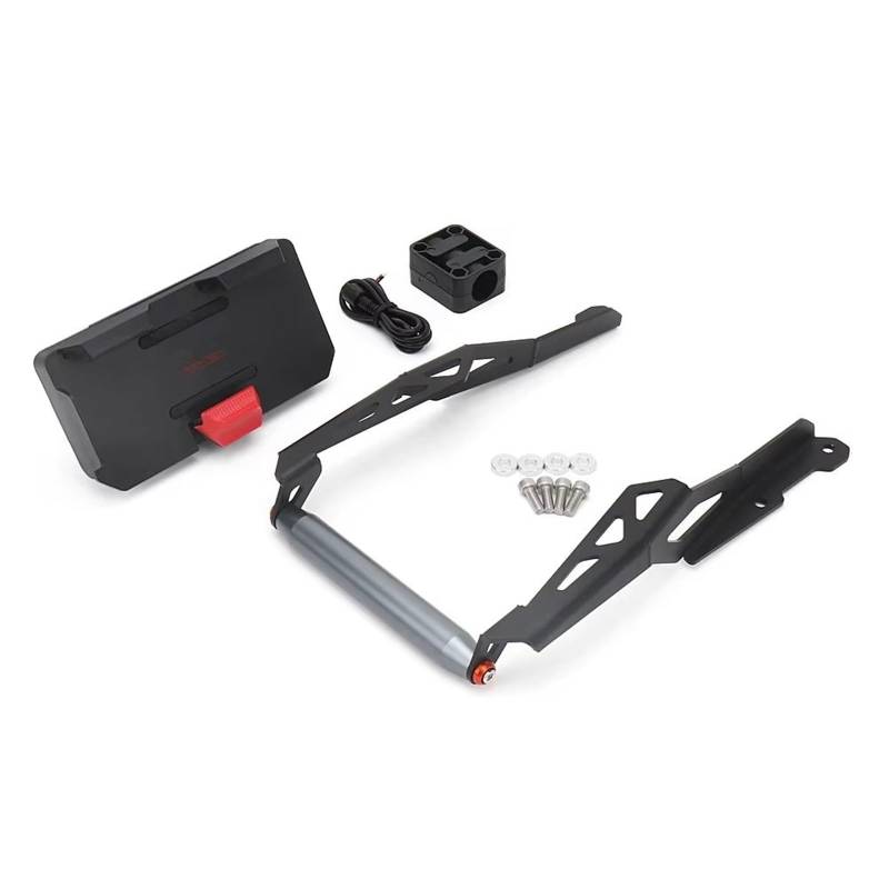 Motorrad Halterung GPS Für CFMOTO 800 MT 800mt 800 Mt 800MT 2023 Motorrad Zubehör Telefon Halter Unterstützung GPS Navigation Halterung 12/22mm GPS Navigationshalterung(Set - 22MM) von Aokvoh