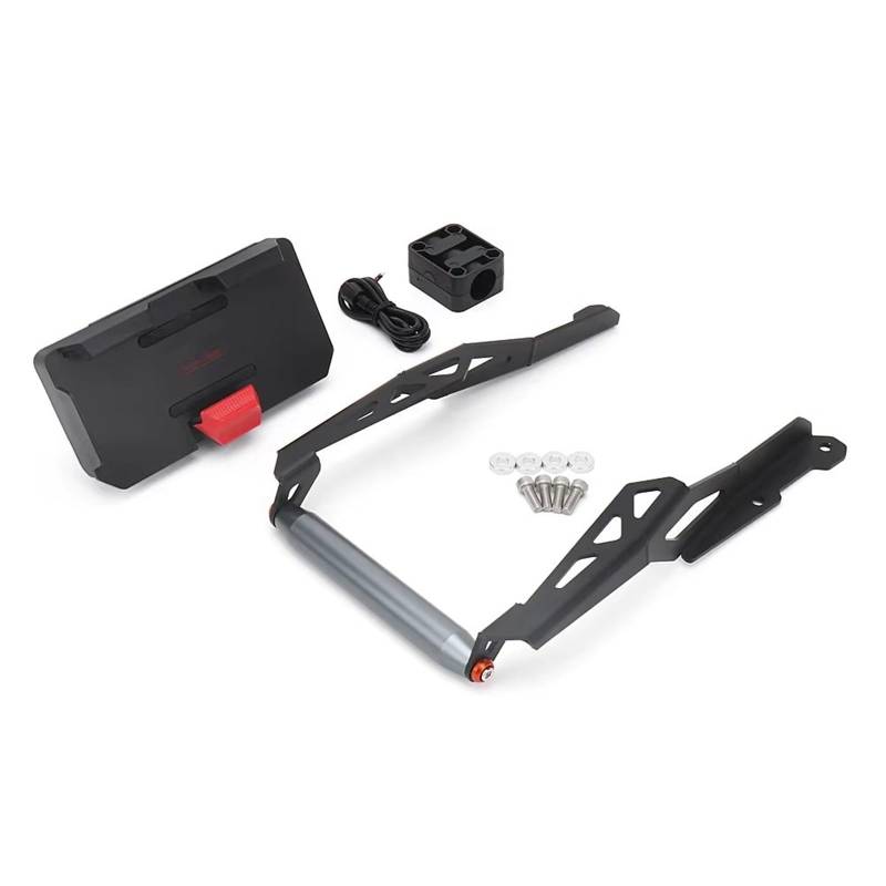 Motorrad Halterung GPS Für CFMOTO 800 MT 800mt 800 Mt 800MT 2023 Motorrad Zubehör Telefon Halter Unterstützung GPS Navigation Halterung 12/22mm GPS Navigationshalterung(SetA) von Aokvoh