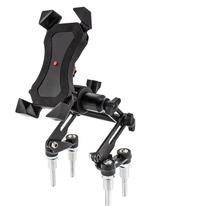 Motorrad Halterung GPS Für F700GS F800GS F650GS G650X F800R Motorrad Einstellbare Verlängern Telefon Navigation Halterung GPS Platte Telefon Ständer Halter GPS Navigationshalterung(Set B) von Aokvoh