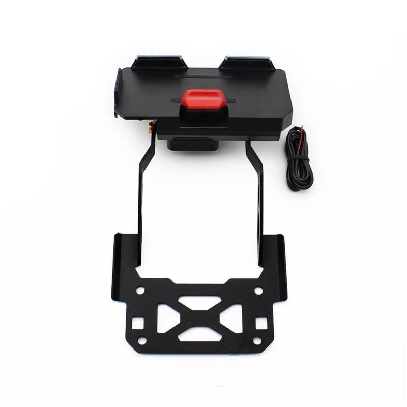 Motorrad Halterung GPS Für F850GS ADV 2019 2020 2021 2022 2023 F850GS Motorrad Navigation Halterung Platte Telefon Ständer Halter GPS Halter GPS Navigationshalterung(Wireless 1Set) von Aokvoh