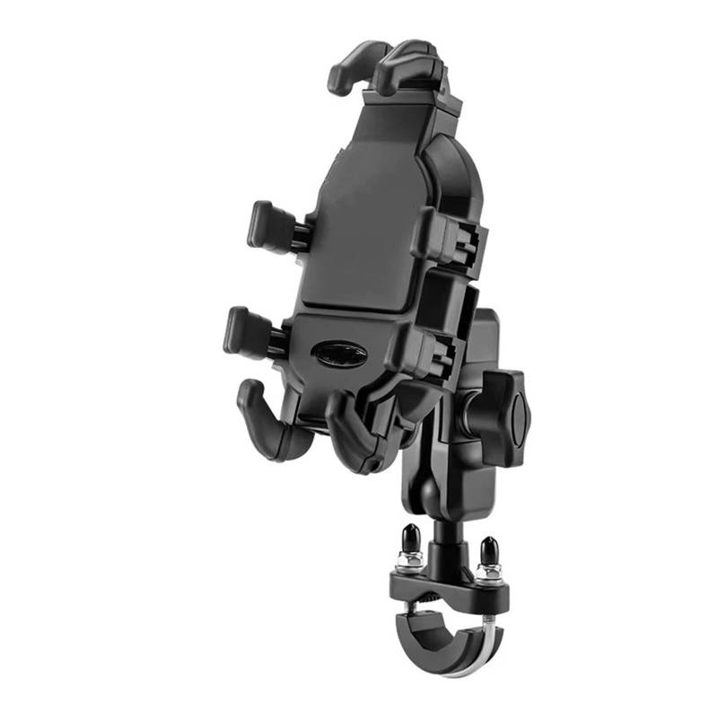 Motorrad Halterung GPS Motorrad-Telefonhalter Rutschfester Fahrrad-Telefonständer Elektrischer Motorrad-Halter Telefonhalter Drehbar Aluminium Verstellbar GPS Navigationshalterung(B) von Aokvoh