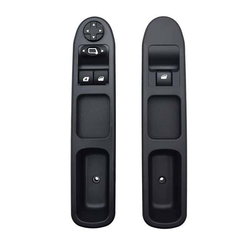 Schaltfläche Master Fensters Für Peugeot 207 2007-2015 6554HJ 6554.QC 6554QC 6490HQ 2PCS Fahrerseite Beifahrerseite Fenster Control Schalter Fensterheber Schalter von Aokvoh