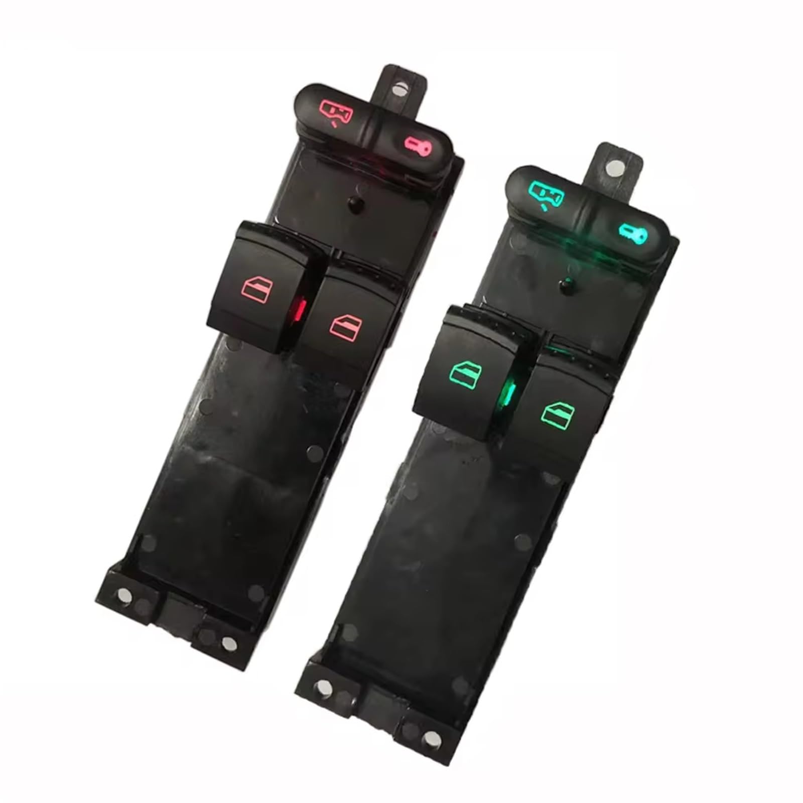 Schaltfläche Master Fensters Für Skoda Für Fabia 6Y2 6Y5 6Y3 1999-2008 Für Octavia 2 Tür Für VW Für Golf 1J3959857A Power Fenster Schalter Fensterheber Schalter(Red) von Aokvoh