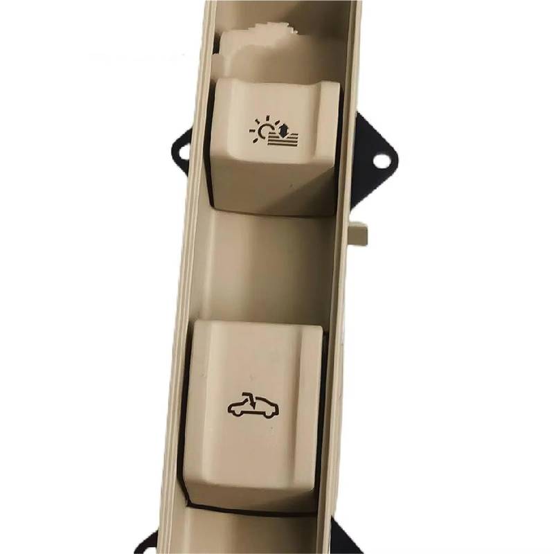 Schaltfläche Master Fensters Panorama Schiebedach Schalter Taste Potentiometer 4K0959728A Für A4 Für A5 Für A6 Für A7 Für Q3 Für Q5 Für Q8 4K0959728A 4K0959728A Fensterheber Schalter(Beige) von Aokvoh