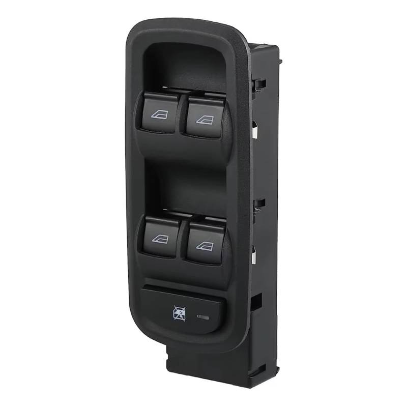 Schaltfläche Master Fensters Power Fenster Control Schalter Taste 8A6T-14A132-CC Für Ford Für Fiesta 2011-2013 Links Vorne Fahrerseite Tür Verriegelung Taste Schlüssel Fensterheber Schalter von Aokvoh
