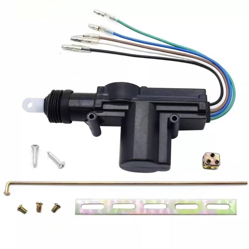 Türverriegelungsaktuator 5 Draht Auto Zubehör Steuerung Zentralverriegelung 12 V Zentralverriegelung Auto Zentrale Steuerung Türschloss Mit Hardware Türschloss Stellmotor(5 Wire) von Aokvoh